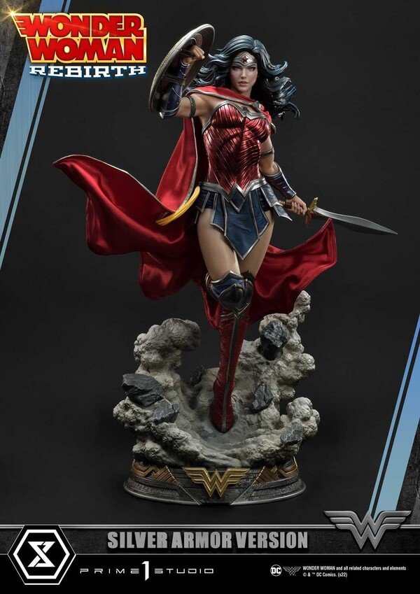 Wonder Woman (SilArmor), Wonder Woman Rebirth, Prime 1 Studio, Pre-Painted, 1/3, 4580708042961